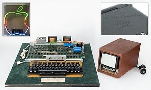 458711美元！一臺全功能蘋果Apple-1電腦被成功拍下