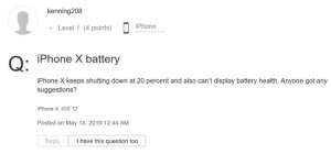 iPhone X電池老化性能劣化提醒，今天你收到了嗎？